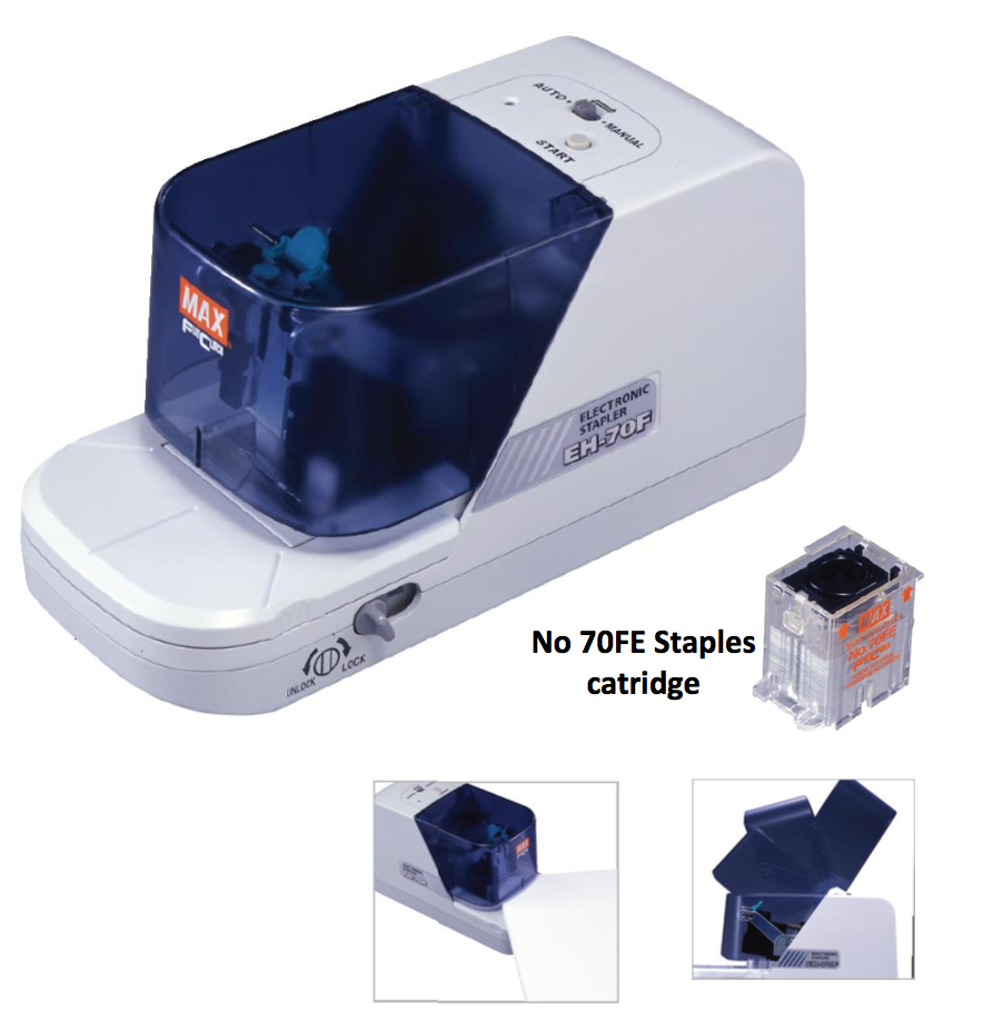 MAX ELECTRONIC STAPLER EH-70F