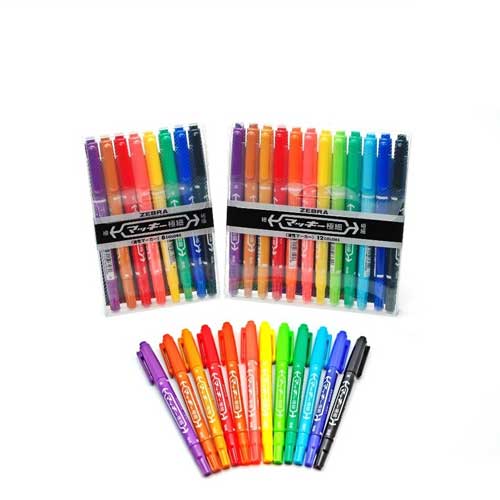 ZEBRA EX-Mckie Permanent Marker 8C and 12C