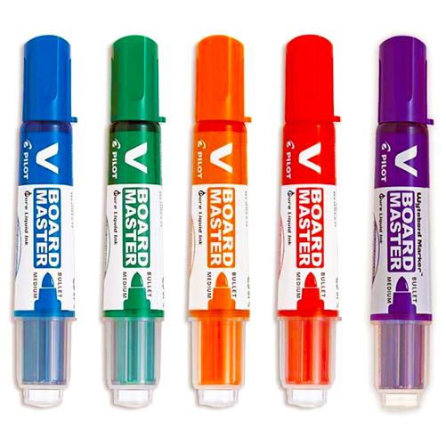 Pilot V Board Master Whiteboard Marker Bullet Medium